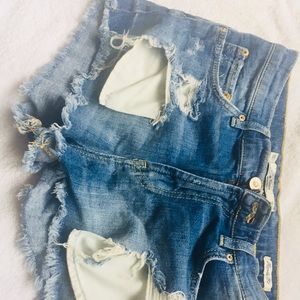 Zara fancy jeans shorts